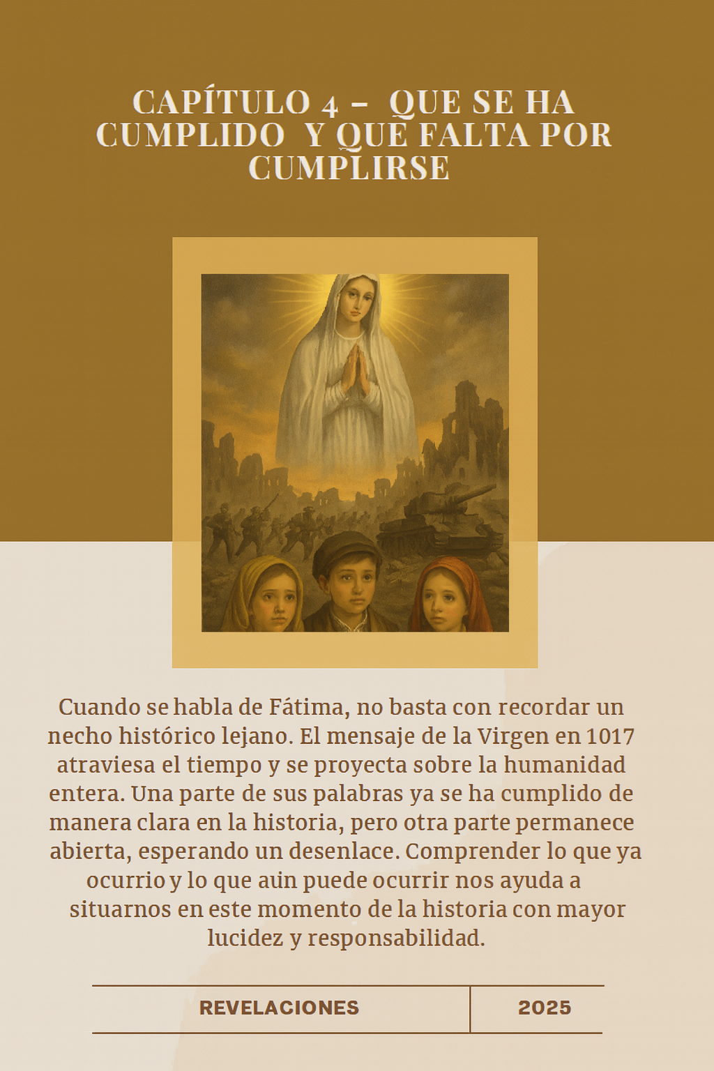 Ecos de Fátima y Revelaciones Actuales.